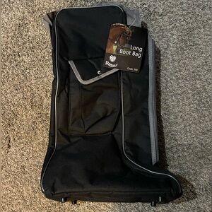 Black Long Boot Bag by Rhinegold